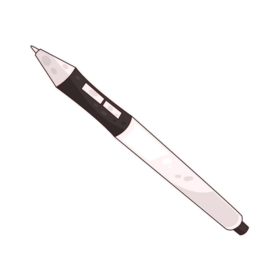 Illustration of stylus pen vector