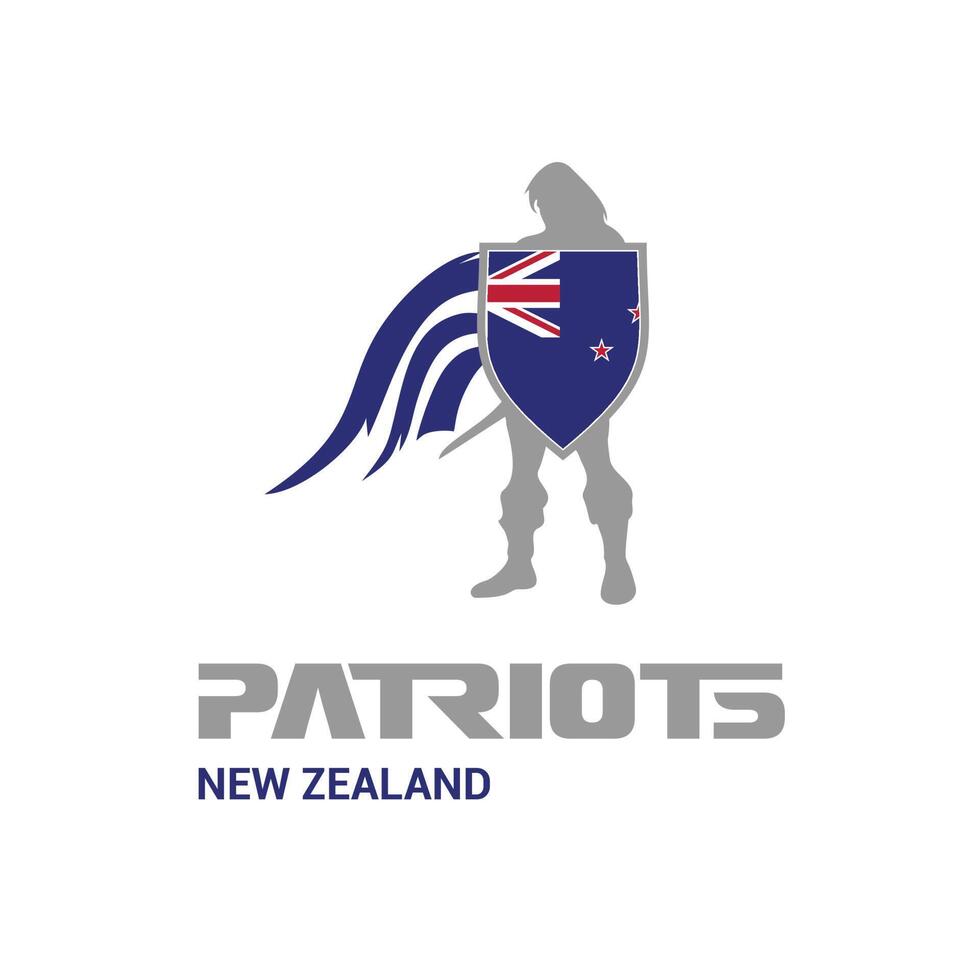 Patriots new zealand logo vector