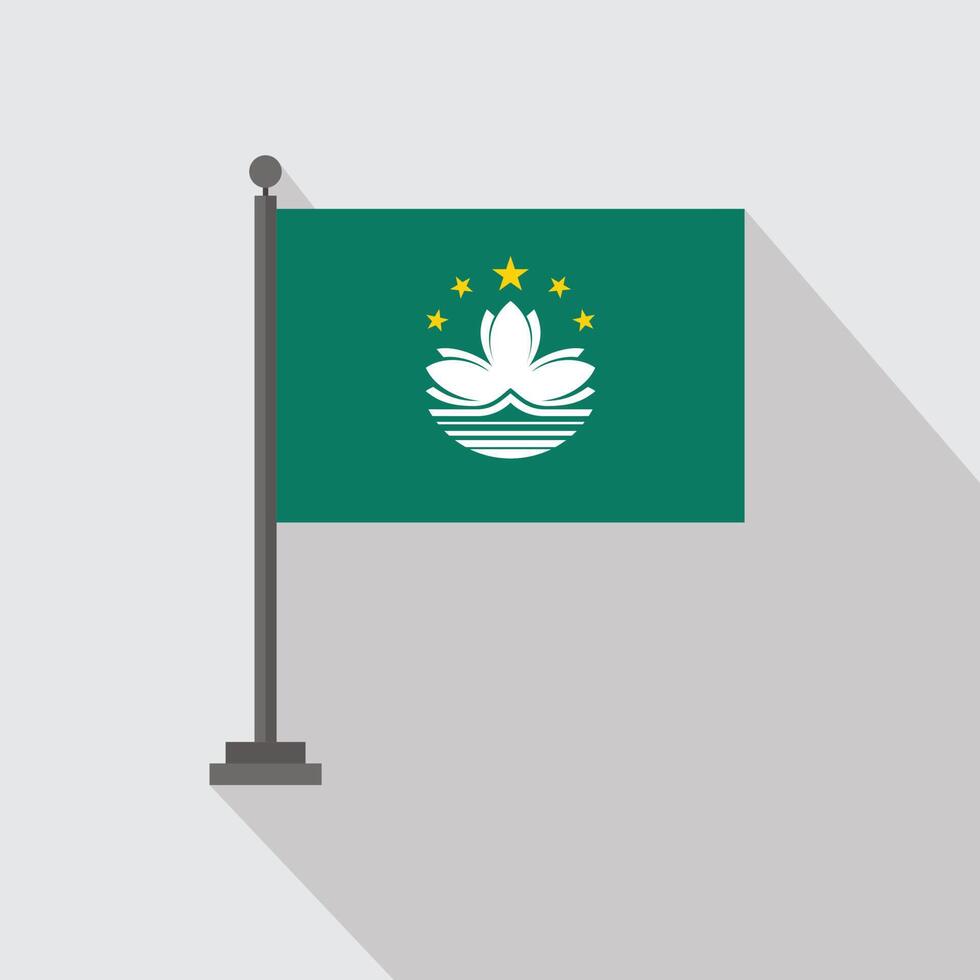 The flag of taiwan is shown in a flat design vector