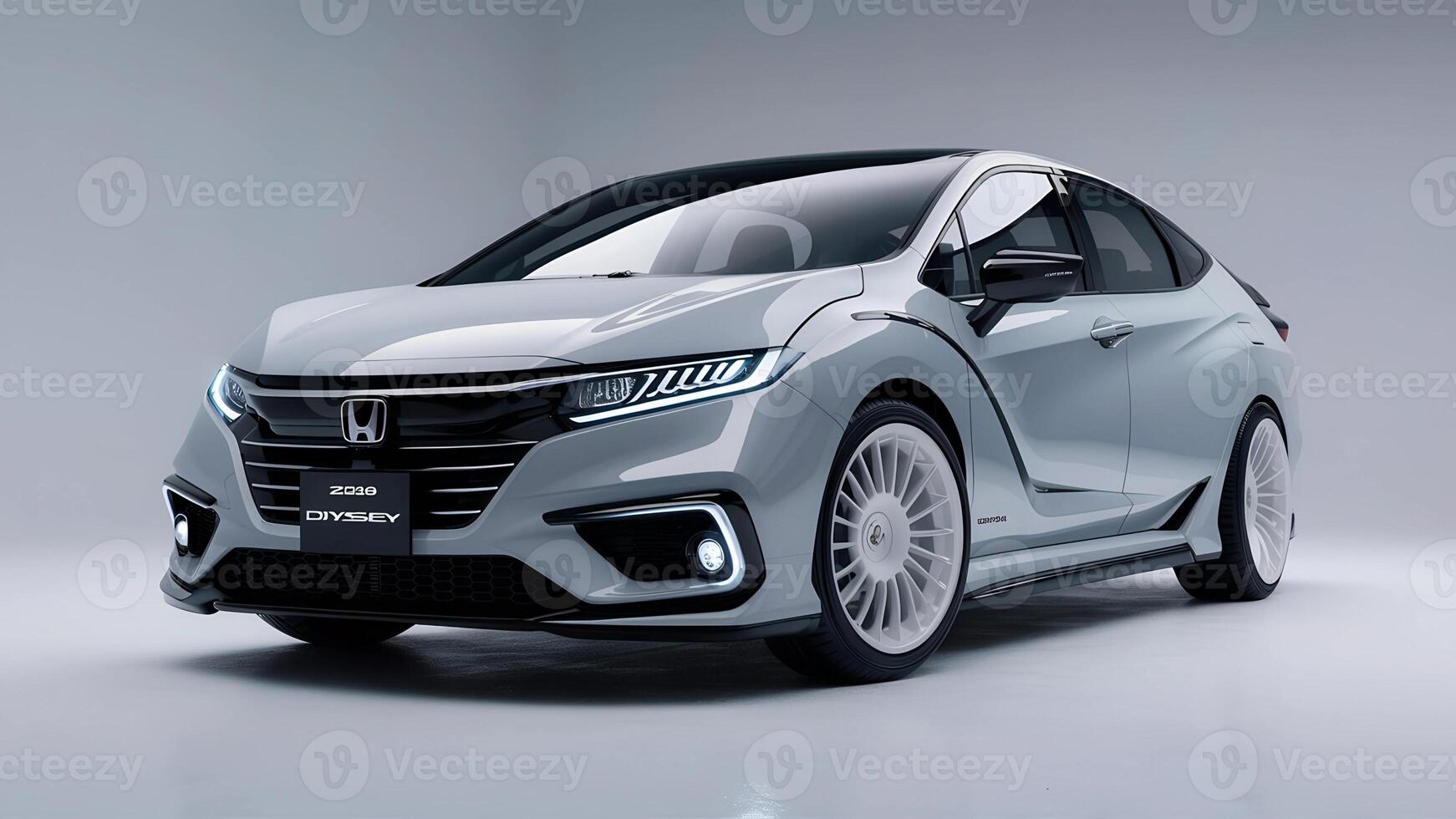 Honda Odyssey 2024, Modern Family Van, Stylish Exterior, High-Resolution Photo, Clean and Sharp Image, Urban Setting, Versatile and Comfortable, Car Stock Photography photo