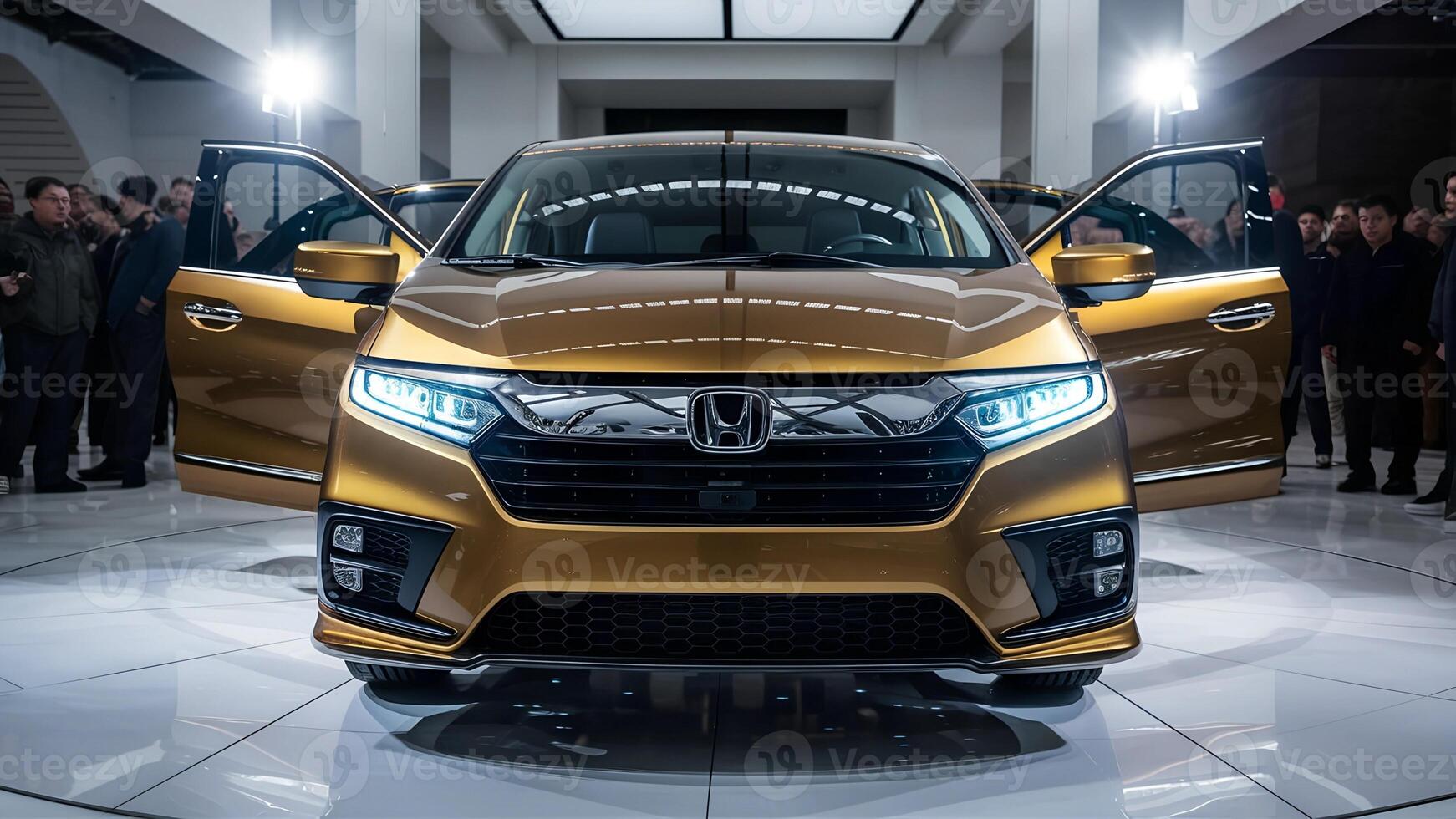 Honda Odyssey 2024, Modern Family Van, Stylish Exterior, High-Resolution Photo, Clean and Sharp Image, Urban Setting, Versatile and Comfortable, Car Stock Photography photo