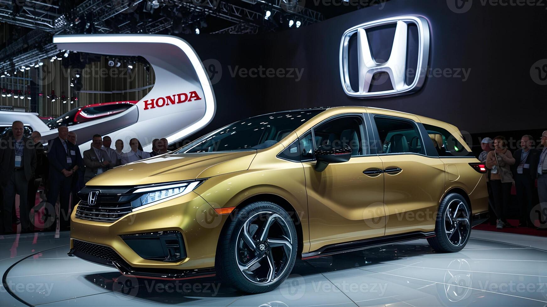 Honda Odyssey 2024, Modern Family Van, Stylish Exterior, High-Resolution Photo, Clean and Sharp Image, Urban Setting, Versatile and Comfortable, Car Stock Photography photo