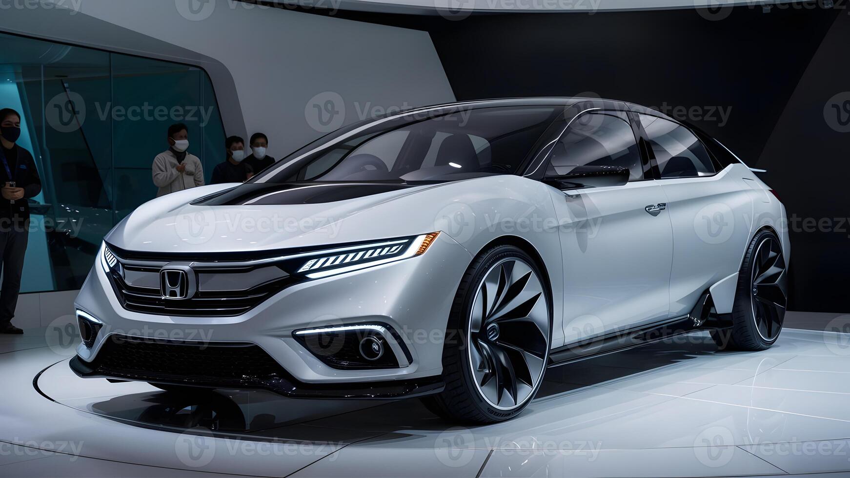 Honda Odyssey minivan, stylish family vehicle, luxury car for family trips, modern Honda Odyssey on the road, sleek exterior design of Honda Odyssey photo