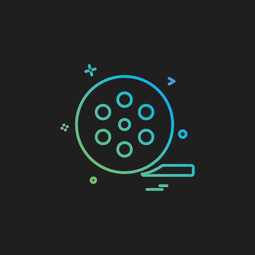 Cinema film movie reel vector