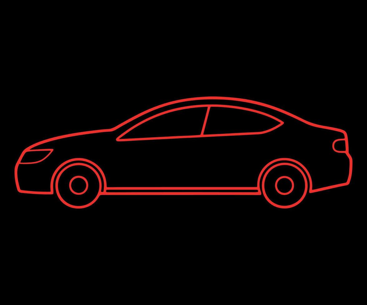 Retro Car Illustration Design vector