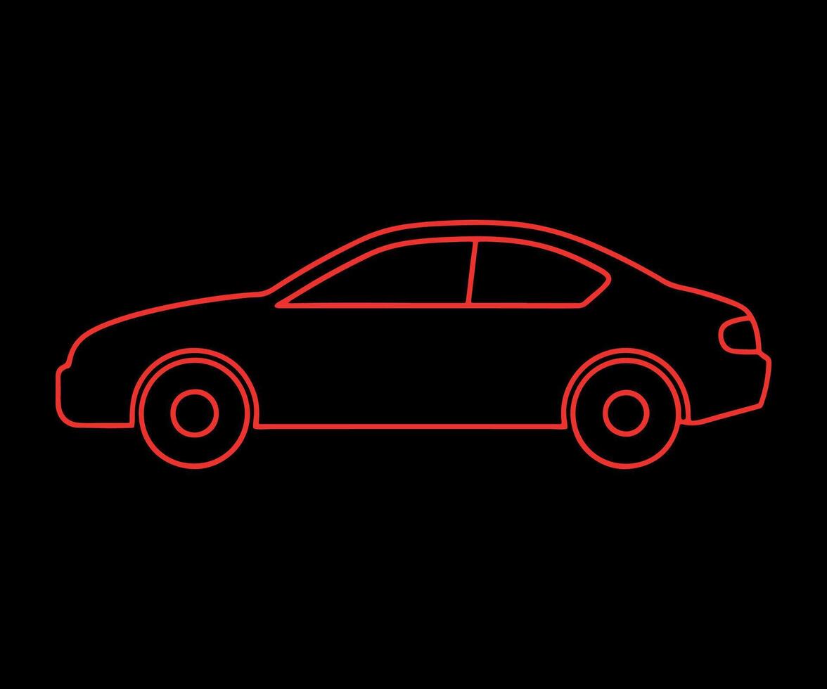 Sleek Sports Car Design Art vector