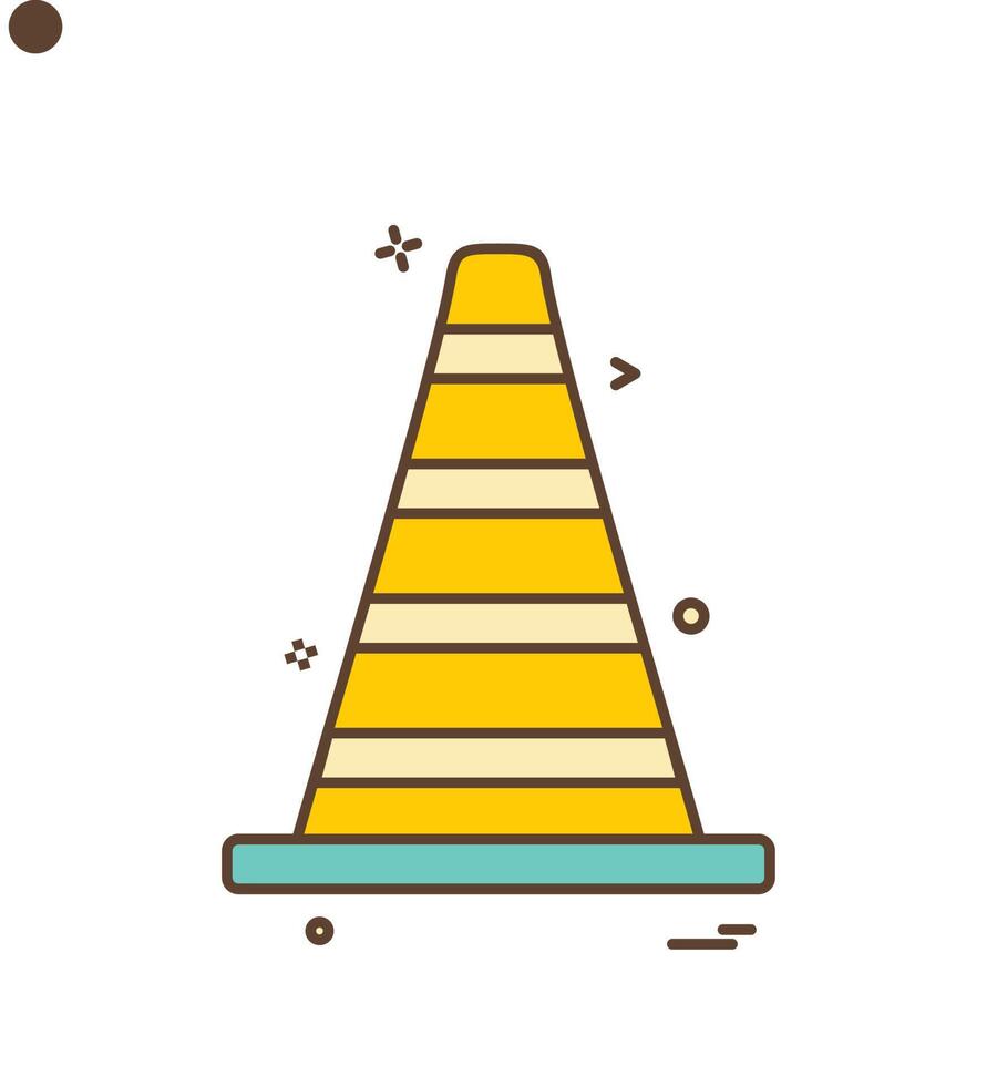 vlc road blocker element vector