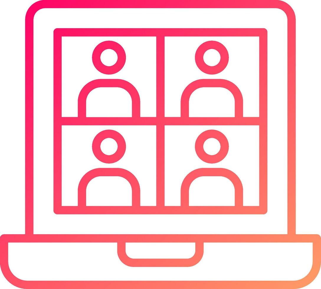 Meeting Icon Design vector