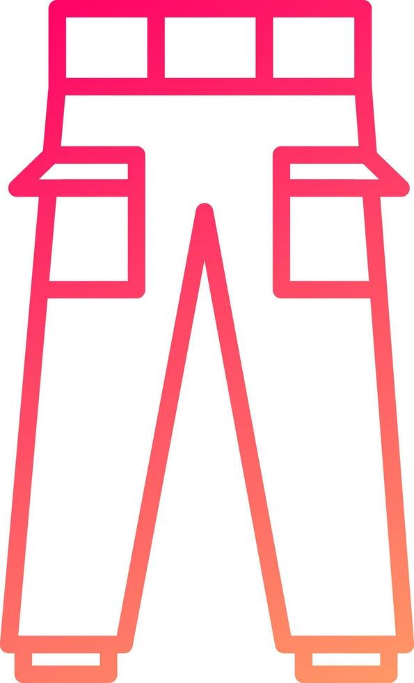 Trousers Icon Design vector