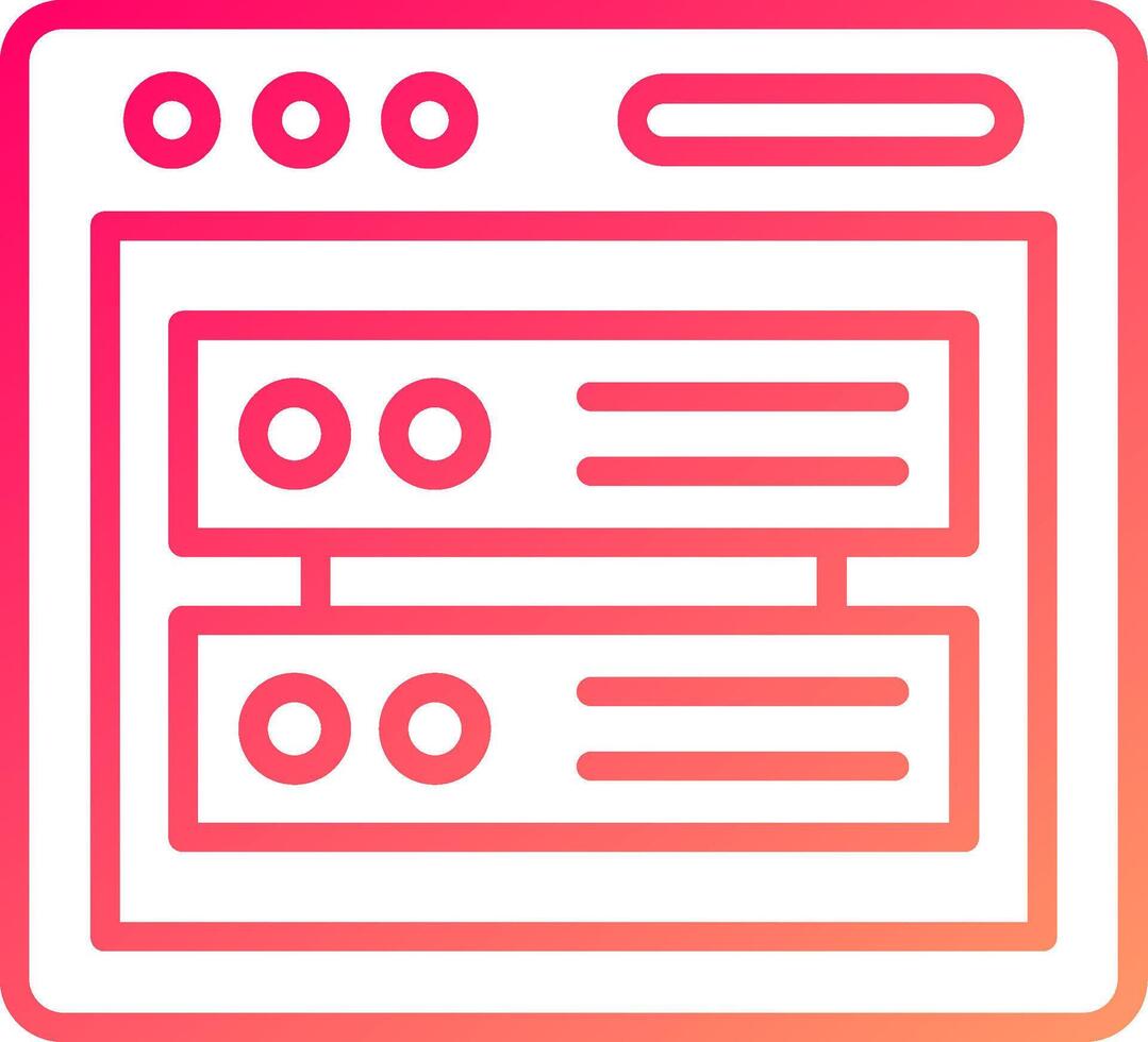 Database Icon Design vector