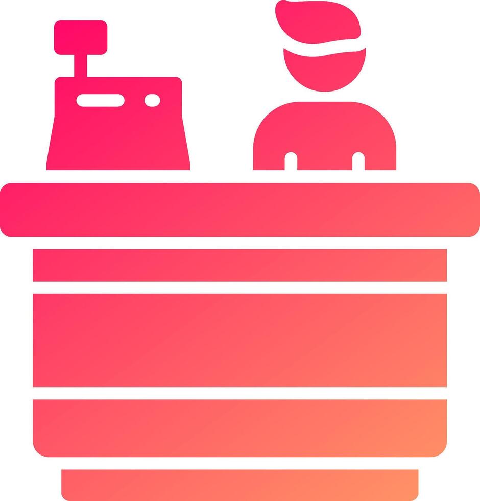 Cashier Icon Design vector