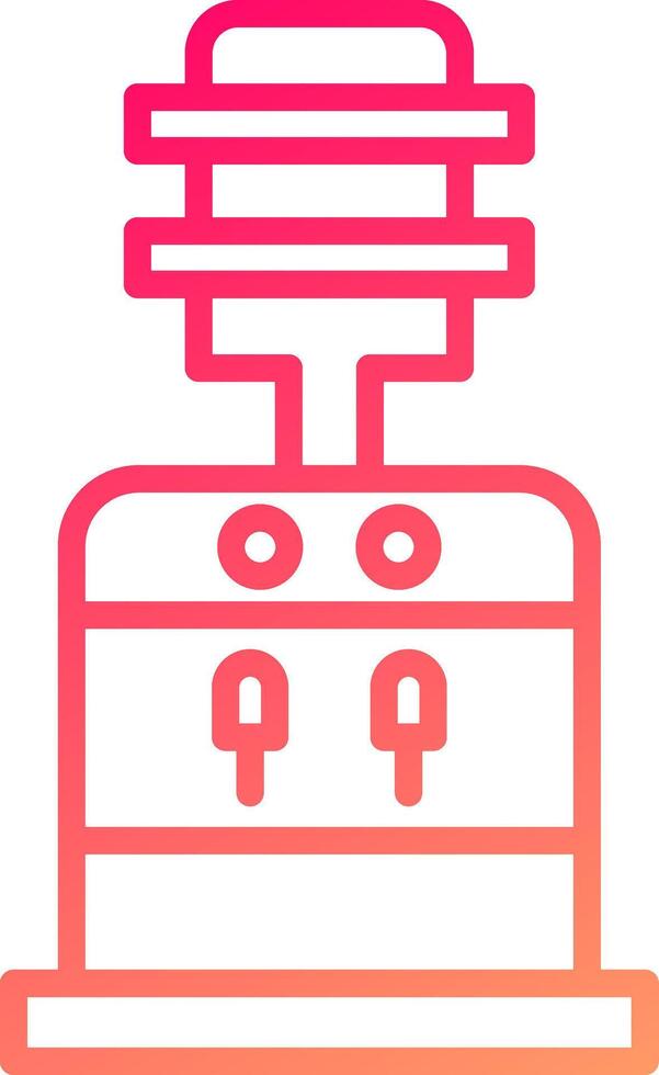 Water Dispenser Icon Design vector