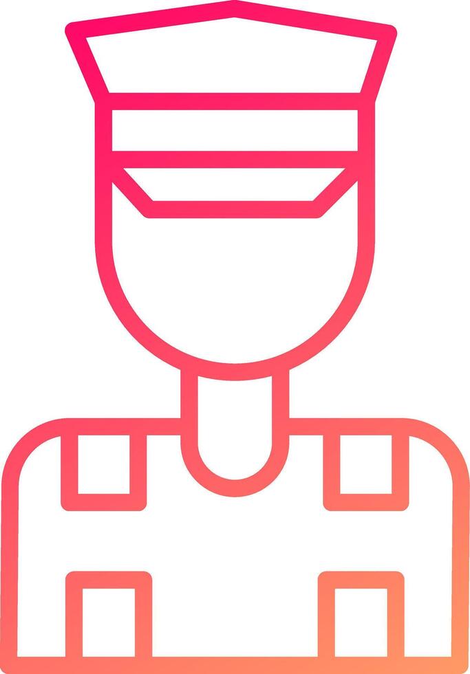 Pilot Icon Design vector
