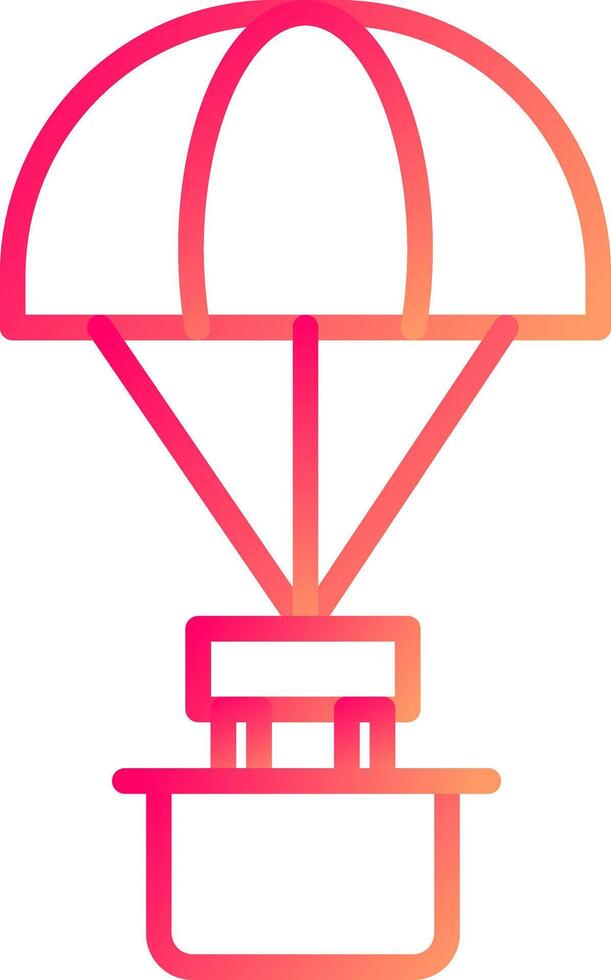 Parachute Icon Design vector