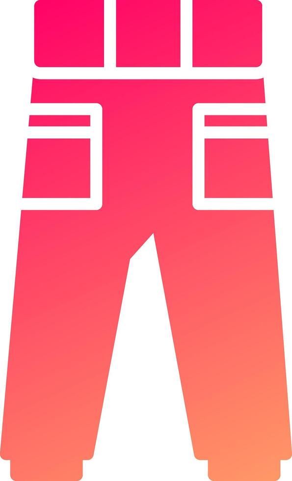 Trousers Icon Design vector