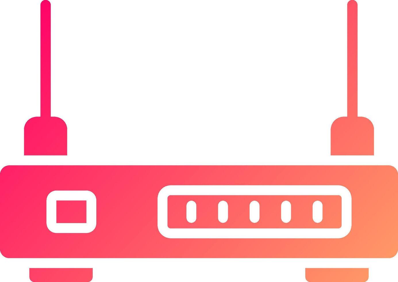 Wifi Router Icon Design vector