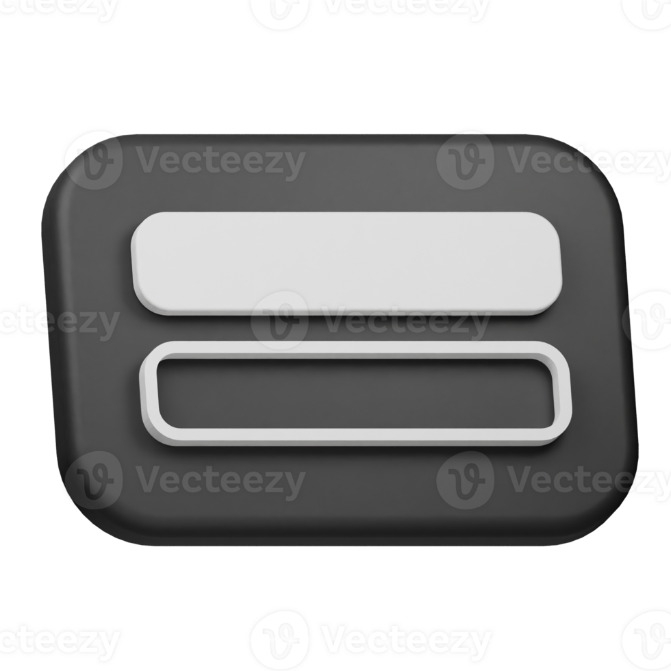 A black and white button with a white border png