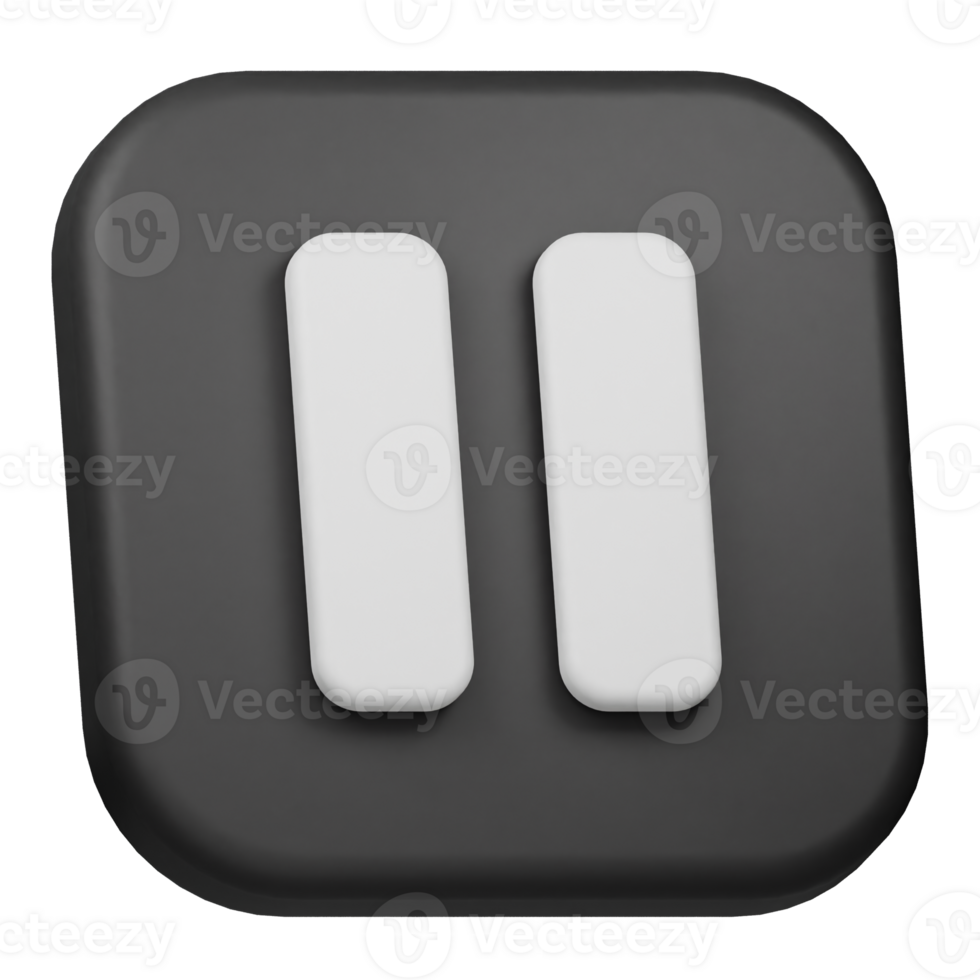A black and white button with two white buttons png