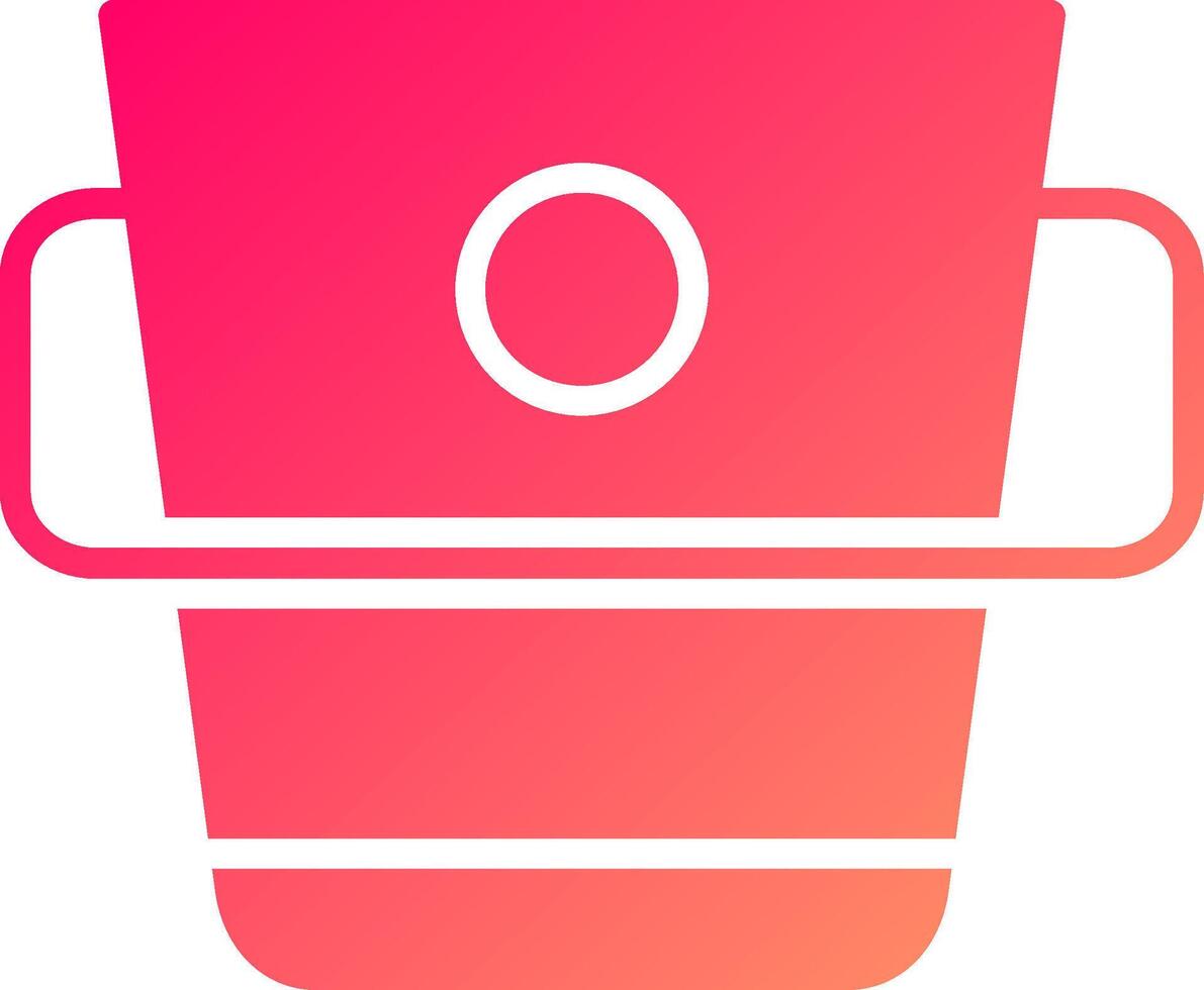 Water Bucket Icon Design vector