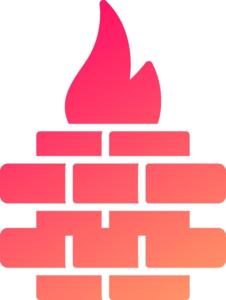 Flame Icon Design vector