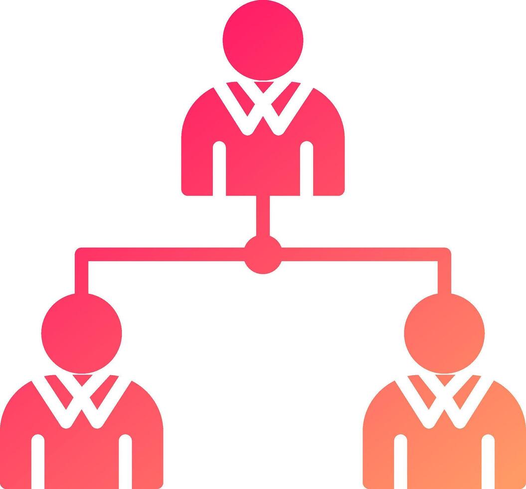 Hierarchy Icon Design vector