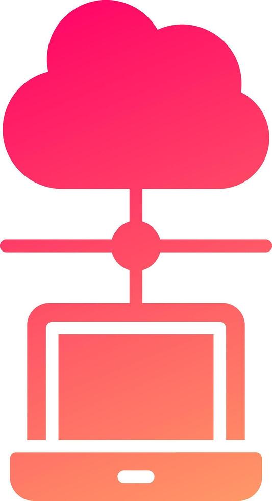 Cloud Network Icon Design vector