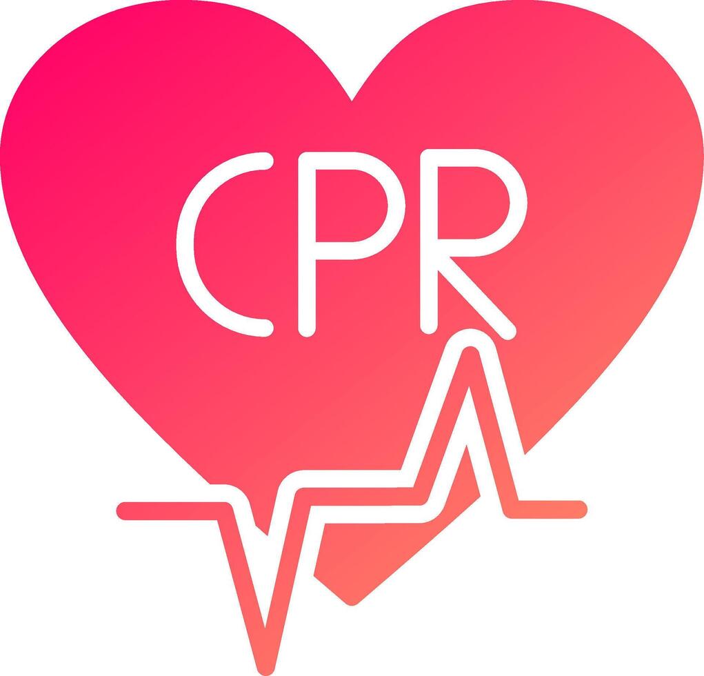 CPR Icon Design vector