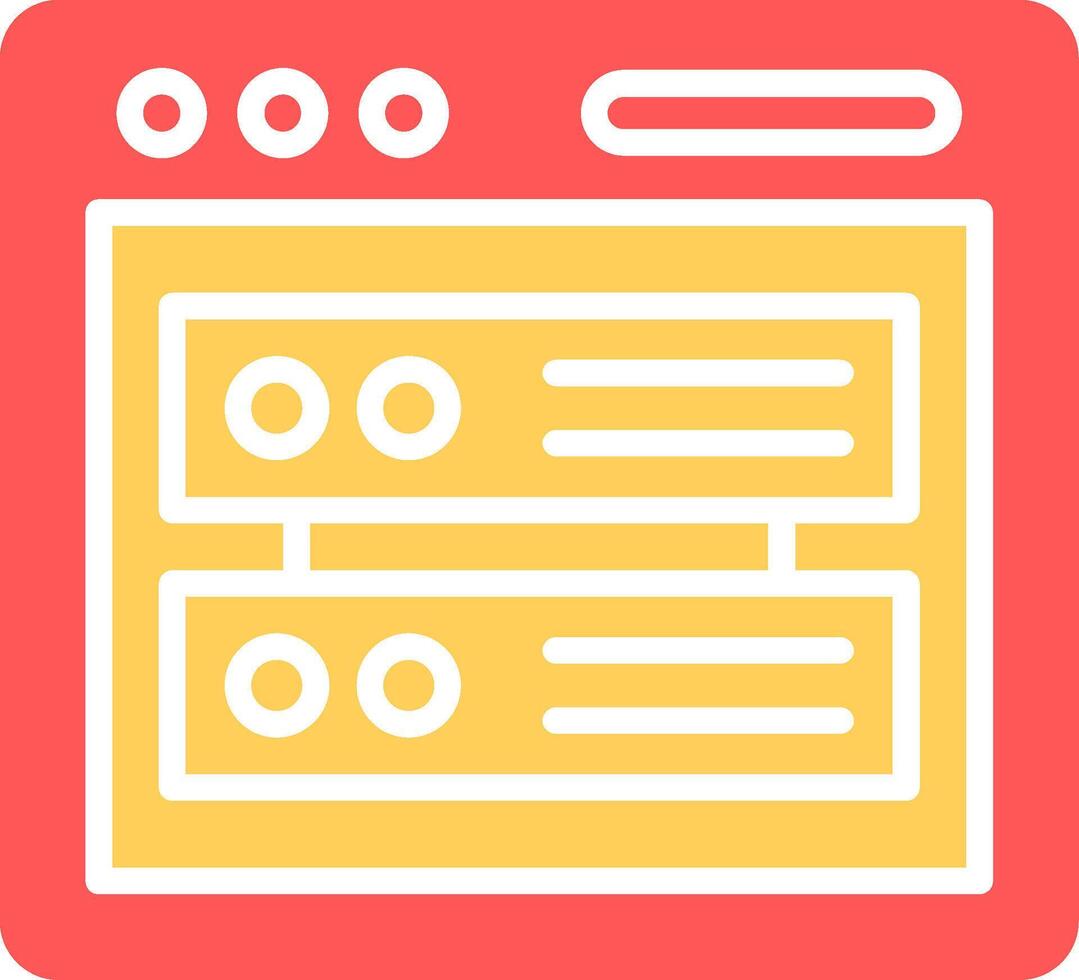 Database Icon Design vector