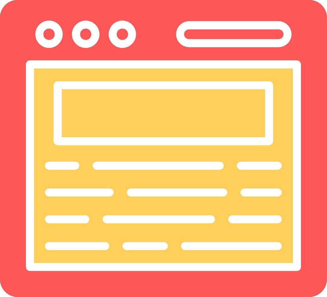 Article Icon Design vector