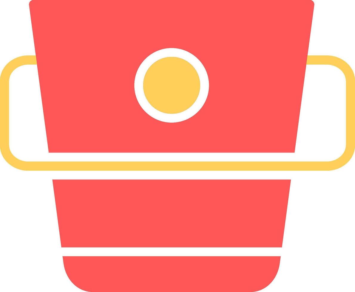 Water Bucket Icon Design vector