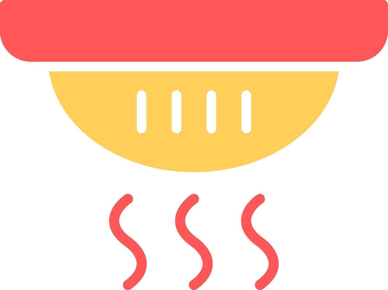 Smoke Detector Icon Design vector