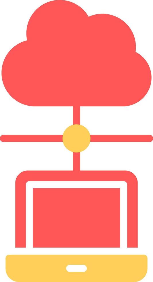 Cloud Network Icon Design vector