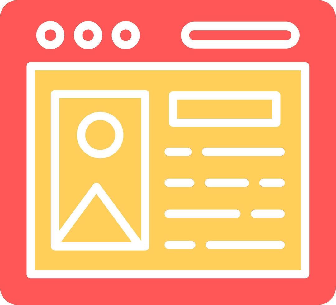 Content Icon Design vector