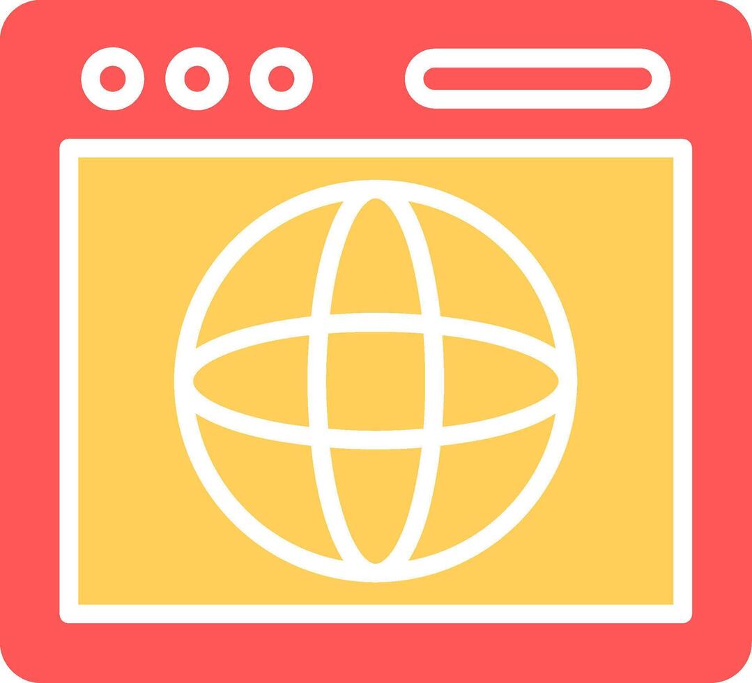 Earth Globe Icon Design vector