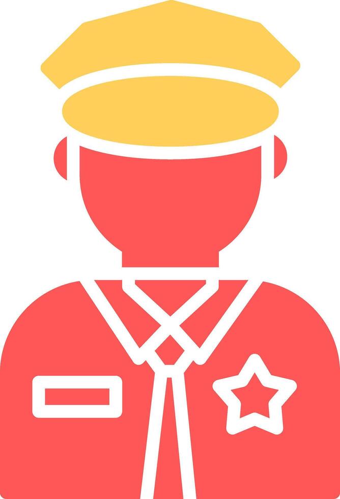 Officer Icon Design vector