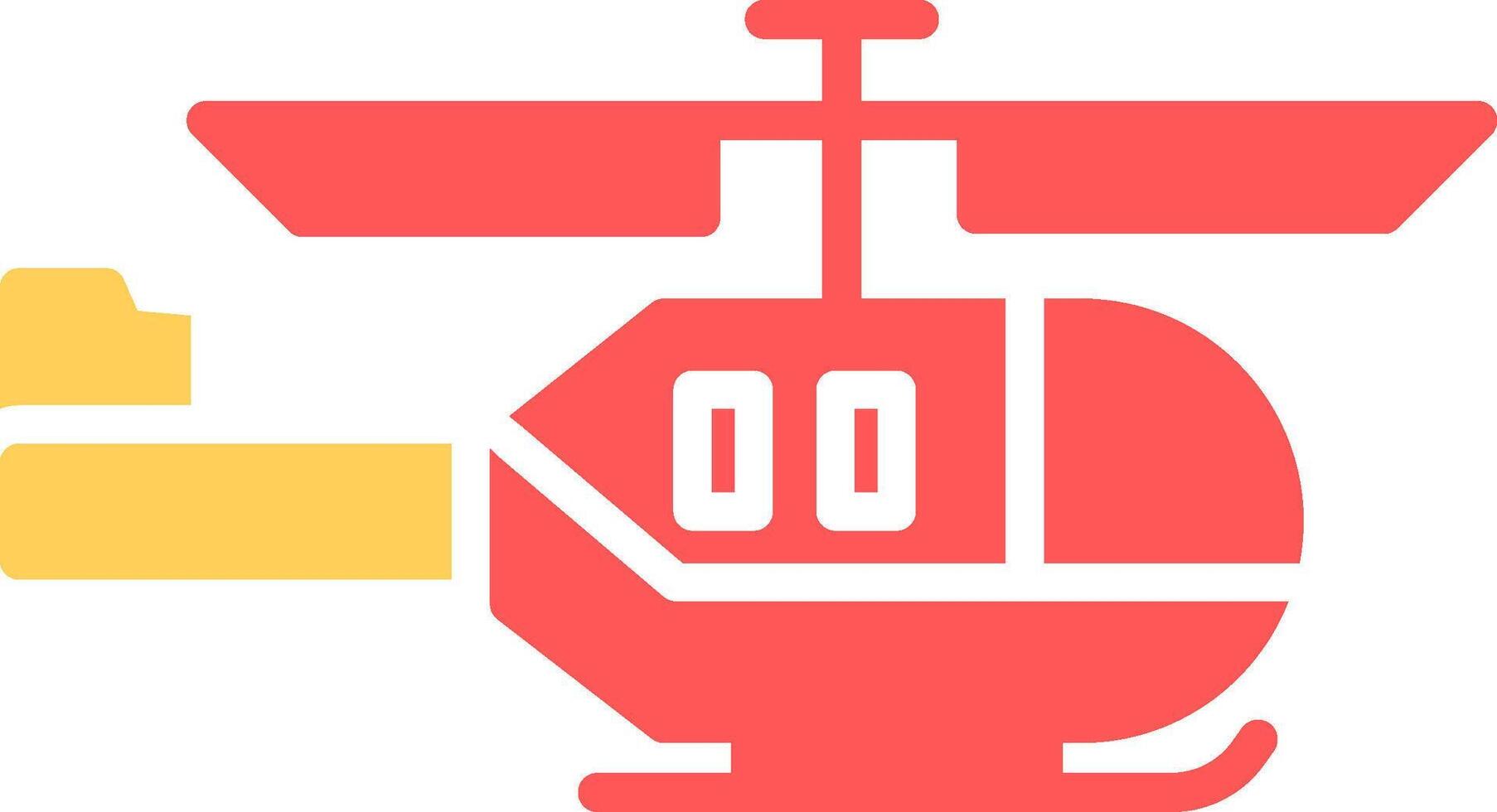 Military Helicopter Icon Design vector