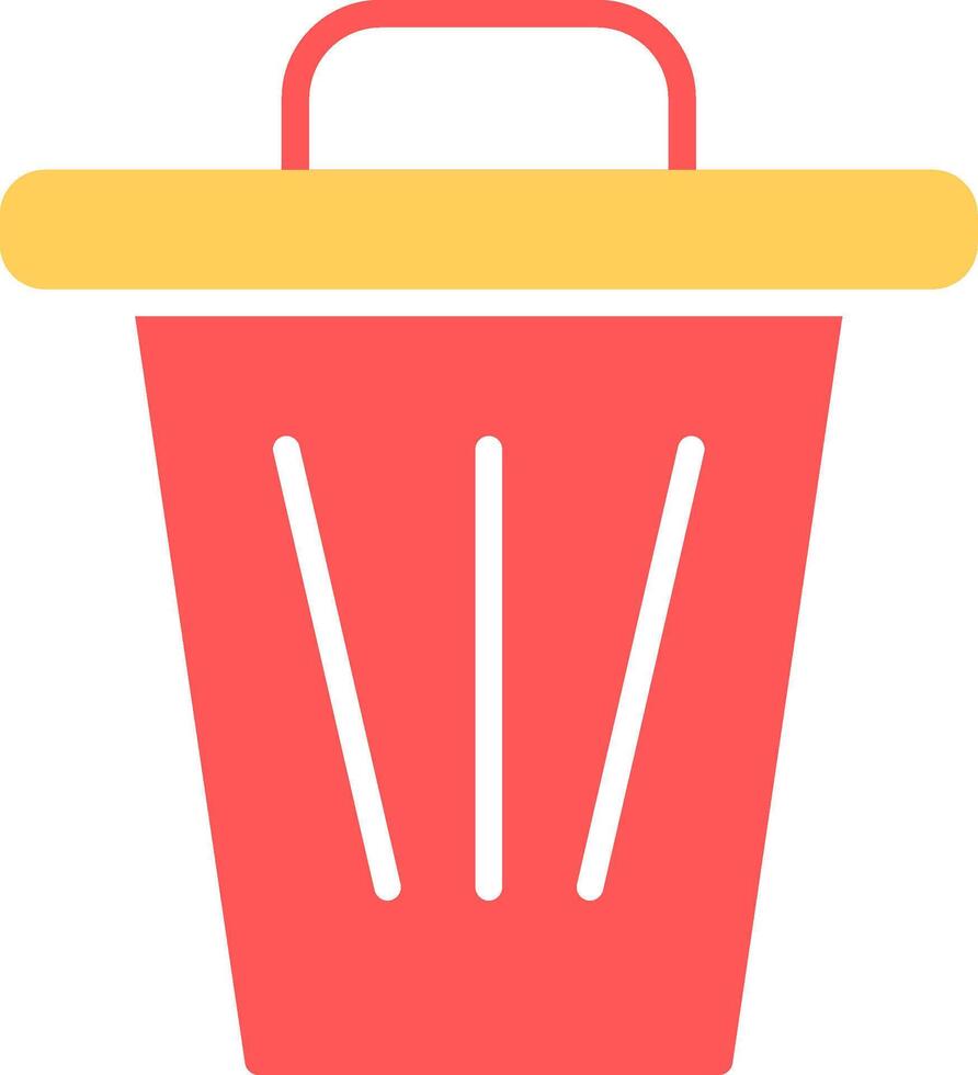 Dustbin Icon Design vector