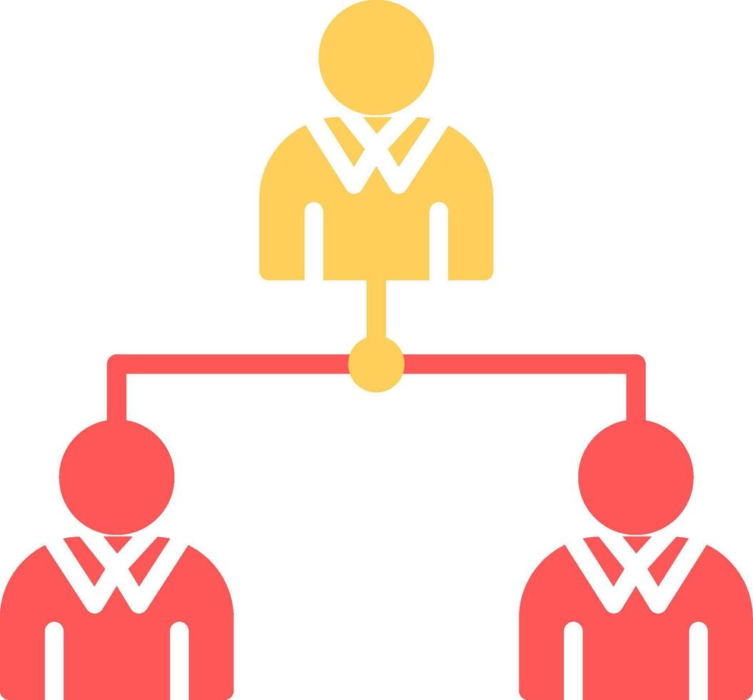 Hierarchy Icon Design vector