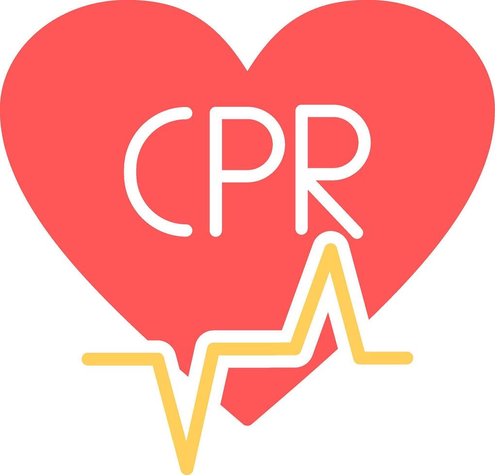 CPR Icon Design vector