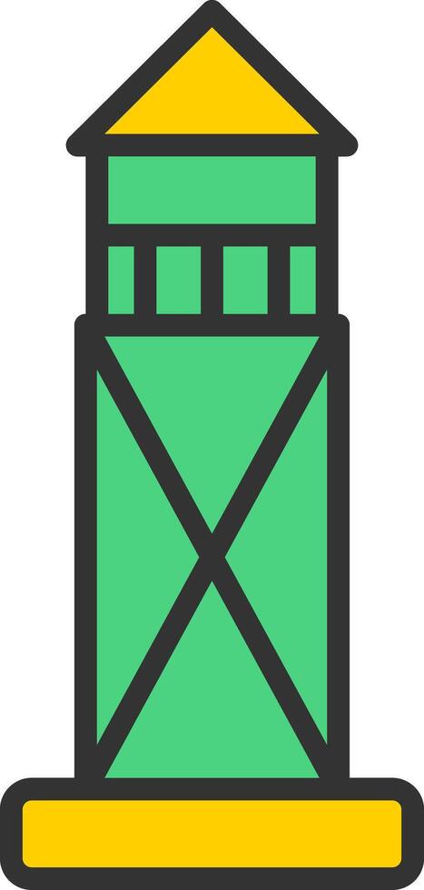 Watchtower Icon Design vector