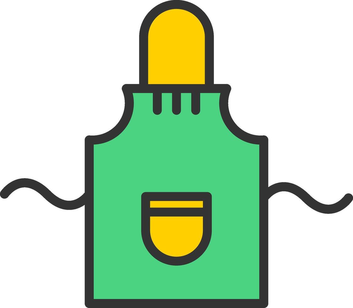 Apron Icon Design vector