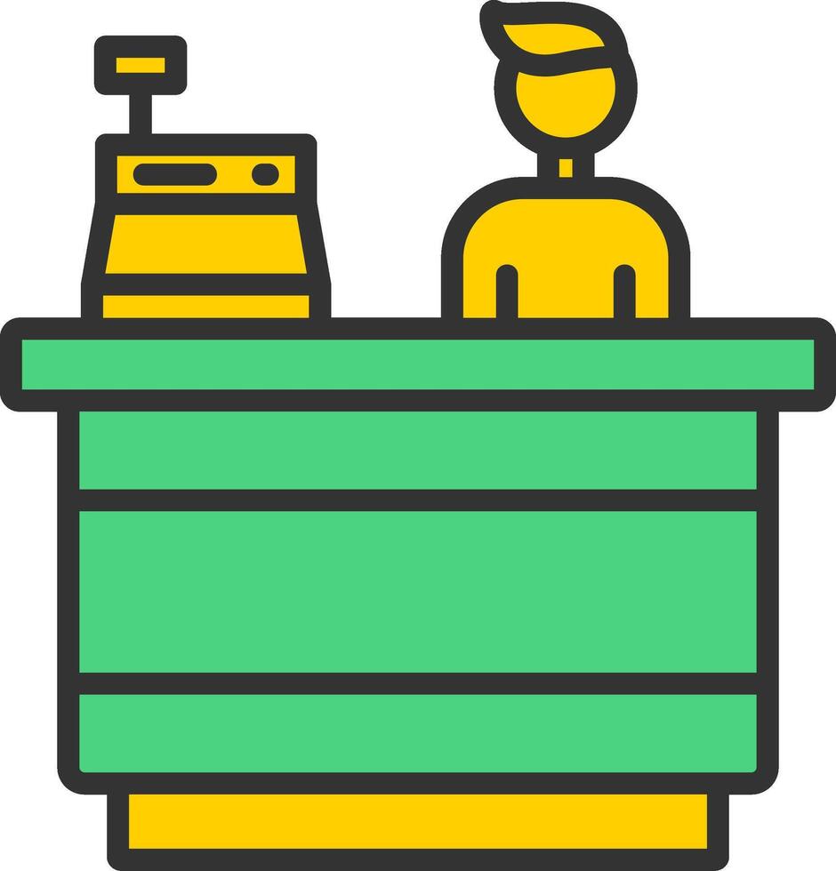 Cashier Icon Design vector