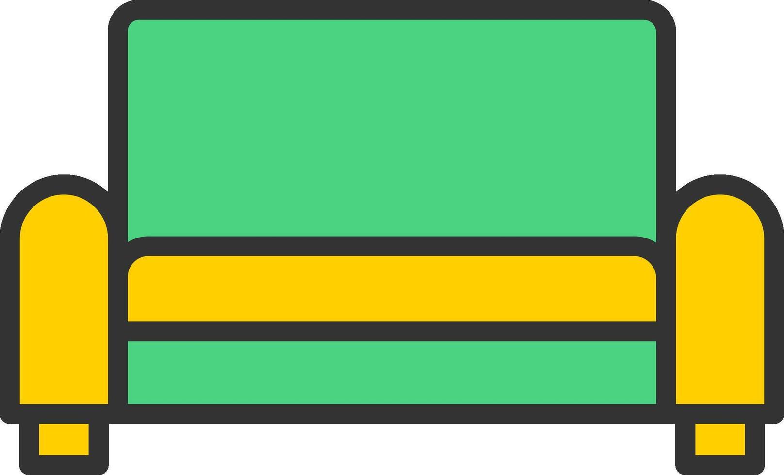 Sofa Icon Design vector