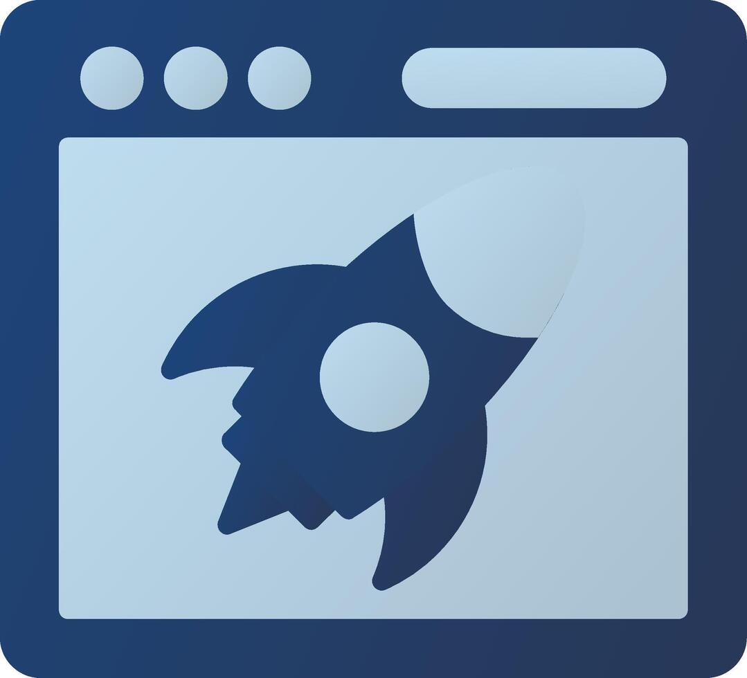 Launch Icon Design vector