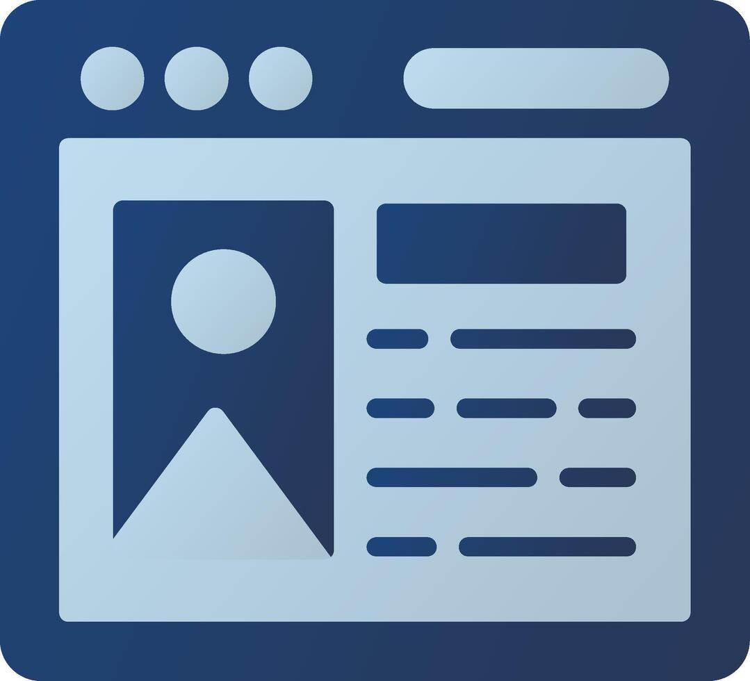 Content Icon Design vector