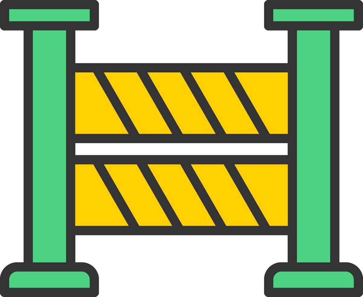 Road Block Icon Design vector