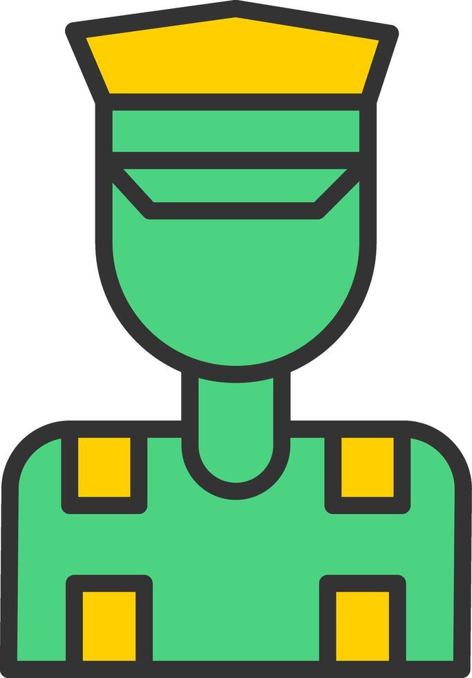 Pilot Icon Design vector