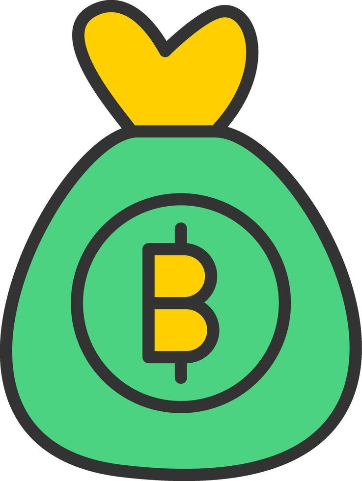Money Bag Icon Design vector