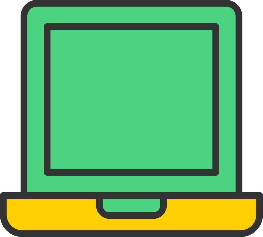 Laptop Icon Design vector