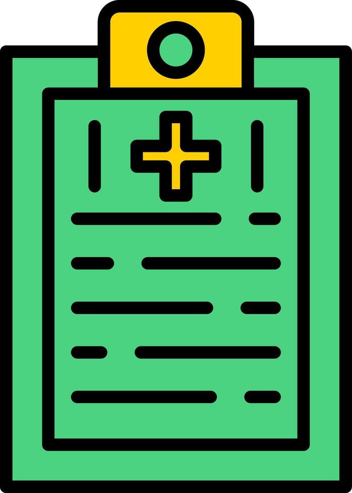 Medical History Icon Design vector